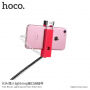 HOCO selfie tyč s drôtovou spúšťou s lightning konektorom pre Apple iPhone – max. 65 cm – čierna