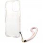 Guess Marble Stripe kryt pre iPhone 13 Pro Max - ružový