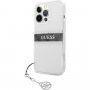 Guess 4G Grey Stripe kryt pre iPhone 13 Pro Max - sivý