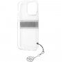 Guess 4G Grey Stripe kryt pre iPhone 13 Pro Max - sivý