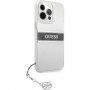 Guess 4G Grey Stripe kryt pre iPhone 13 Pro Max - sivý