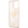 Guess Big 4G Full Glitter kryt pre iPhone 13 Pro Max - zlatý