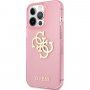 Guess Big 4G Full Glitter kryt pre iPhone 13 Pro Max - ružový