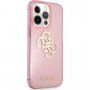 Guess Big 4G Full Glitter kryt pre iPhone 13 Pro Max - ružový