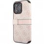 Guess 4G Printed Stripe flipové puzdro pre iPhone 13 Pro Max - ružové