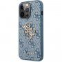 Guess 4G Metal Logo kryt pre iPhone 13 Pro Max - modrý