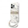 Guess Marble Stripe kryt pre iPhone 13 Pro Max - sivý