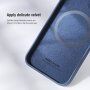 Nillkin CamShield Silky Magnetic silikónový kryt pre iPhone 13 Pro Max - modrý
