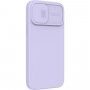 Nillkin CamShield Silky Magnetic silikónový kryt pre iPhone 13 Pro Max - fialový