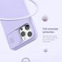 Nillkin CamShield Silky Magnetic silikónový kryt pre iPhone 13 Pro Max - fialový