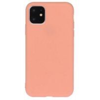 Kryt z mäkkého plastu pre iPhone 13 mini - oranžový