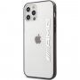 AMG Metallic Black Edges kryt pre iPhone 12 Pro Max - číry