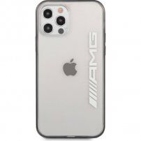 AMG Metallic Black Edges kryt pre iPhone 12 Pro Max - číry