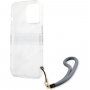 Guess Marble Stripe kryt pre iPhone 13 Pro Max - modrý