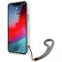 Guess Marble Stripe kryt pre iPhone 12 Pro Max - modrý