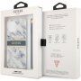 Guess Marble Stripe kryt pre iPhone 12 Pro Max - modrý