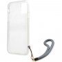 Guess Marble Stripe kryt pre iPhone 11 - modrý