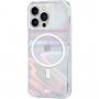 Case Mate Soap Bubble holografický kryt s MagSafe pre iPhone 13 Pro - číry