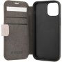 Guess 4G Printed Stripe flipové puzdro pre iPhone 13 - ružové