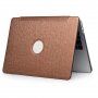 Kožený kryt pre MacBook Pro 16" (A2485) - hnedý