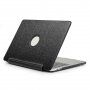 Kožený kryt pre MacBook Pro 16" (A2485) - čierny
