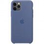 Originálny Apple silikónový kryt pre iPhone 11 Pro Max - sprato modrý