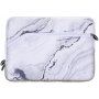 Neoprénová taška pre iPad do 13" / MacBook do 14" - biely mramor