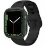 Spigen Thin Fit puzdro pre Apple Watch 45 mm - tmavozelené