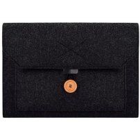 Viacúčelová filcová obálka pre iPad do 13" / MacBook do 14" - čierna