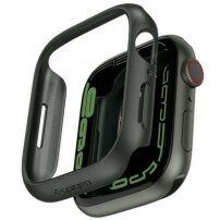 Spigen Thin Fit puzdro pre Apple Watch 45 mm - tmavozelené