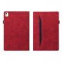 Elegantné puzdro s priestorom na karty pre iPad 10,2" (2019-2021) / Air 3 (2019) / Pro 10,5" - červené
