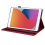 Elegantné puzdro s priestorom na karty pre iPad 10,2" (2019-2021) / Air 3 (2019) / Pro 10,5" - červené