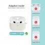 Silikónový obal s karabínou pre AirPods 3 - béžový