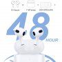 Wiwu bezdrôtové Bluetooth slúchadlá s MagSafe nabíjacím puzdrom pre zariadenia Apple - biela