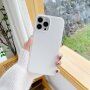 Ochranný mrazivo trblietavý kryt pre iPhone 13 Pro Max - biely