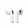 WK TWS V4 bezdrôtové Bluetooth slúchadlá pre zariadenia Apple - biela