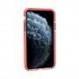 Ochranný transparentný kryt so vzorom krížikov pre iPhone 11 Pro - oranžový