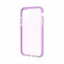 Ochranný transparentný kryt so vzorom krížikov pre iPhone 11 Pro Max - fialový