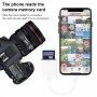 Čítačka SD kariet s lightning konektorom pre iPhone / iPad - biela