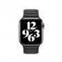 Remienok kožený ťah pre Apple Watch 42mm / 41mm / 40mm / 38mm - čierny