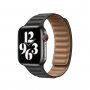 Remienok kožený ťah pre Apple Watch 42mm / 41mm / 40mm / 38mm - čierny