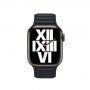 Remienok kožený ťah pre Apple Watch 42mm / 41mm / 40mm / 38mm - temne atramentový