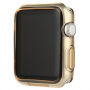 BASEUS Ultratenké gumové púzdro pre Apple Watch 38mm (tl. 0,65 mm) - zlaté