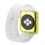 HAWEEL tenký priehladný obal / kryt pre Apple Watch 38mm - žltý