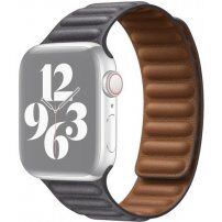 Remienok kožený ťah pre Apple Watch 42mm / 41mm / 40mm / 38mm - sivý