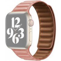Remienok kožený ťah pre Apple Watch 42mm / 41mm / 40mm / 38mm - ružový