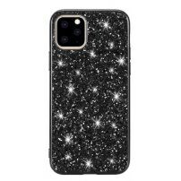 Ochranný kryt s flitrami pre iPhone 11 - čierny