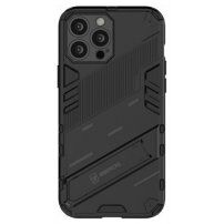 Odolný ochranný kryt so stojančekom pre iPhone 13 Pro - čierny