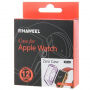 HAWEEL tenký priehladný obal / kryt pre Apple Watch 38mm - fialový
