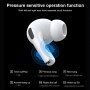WK A3 PRO bezdrôtové Bluetooth slúchadlá s nabíjacím puzdrom pre Apple zariadenia - biela